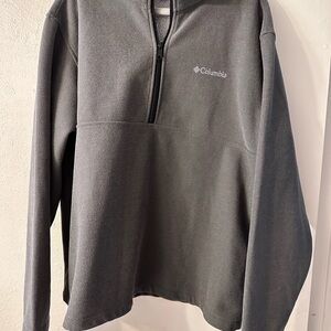 Columbia Men's Charcoal 3/4 Zip-Up Omni Heat Sweatshirt - Size XL